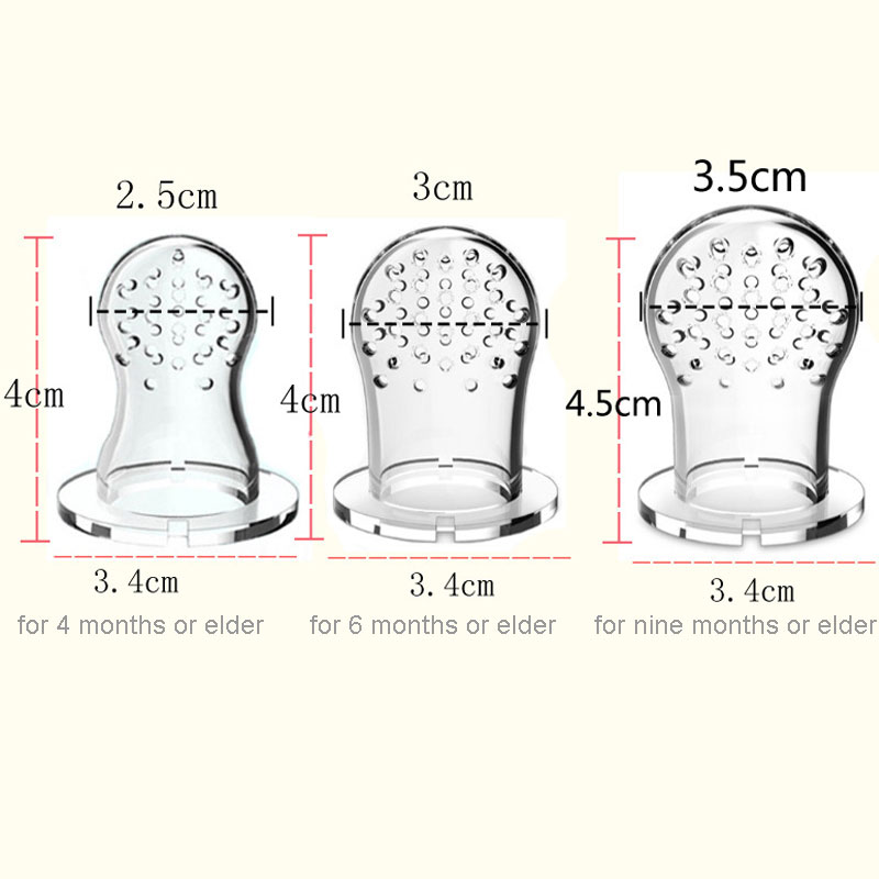 Comedero para morder de silicona para bebé