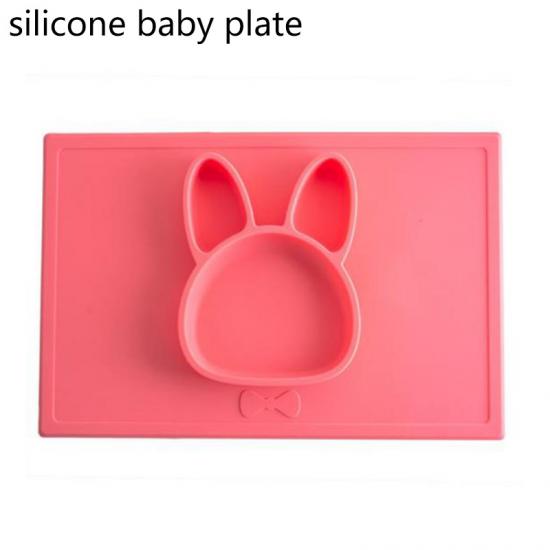 plato de silicona suave para bebé