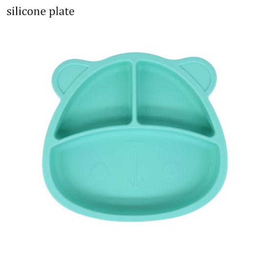 plato de silicona suave para bebé