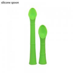Cuchara de entrenamiento de silicona suave para bebé