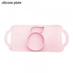 plato de silicona dividido con succión para niños